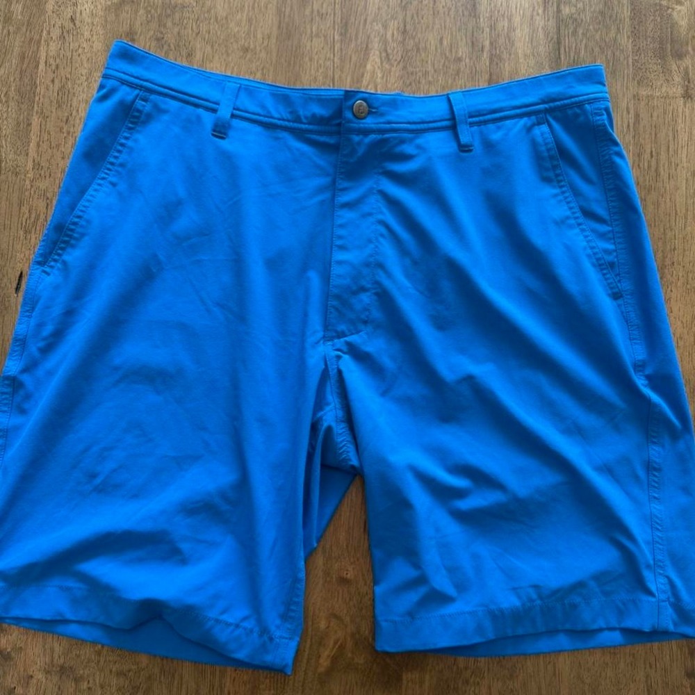 Footjoy FJ Men's Golf Shorts Size 36 Blue Grip Waist